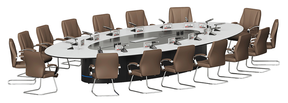 Blending form with meaning: The oval conference table reconstructs a space for equal dialogue