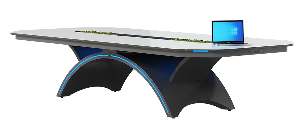Reconstructing modern conference space with ping-pong aesthetics